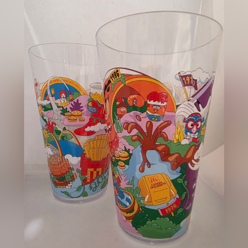McDonald’s 2024 Collector’s Edition  Plastic 16 oz cups